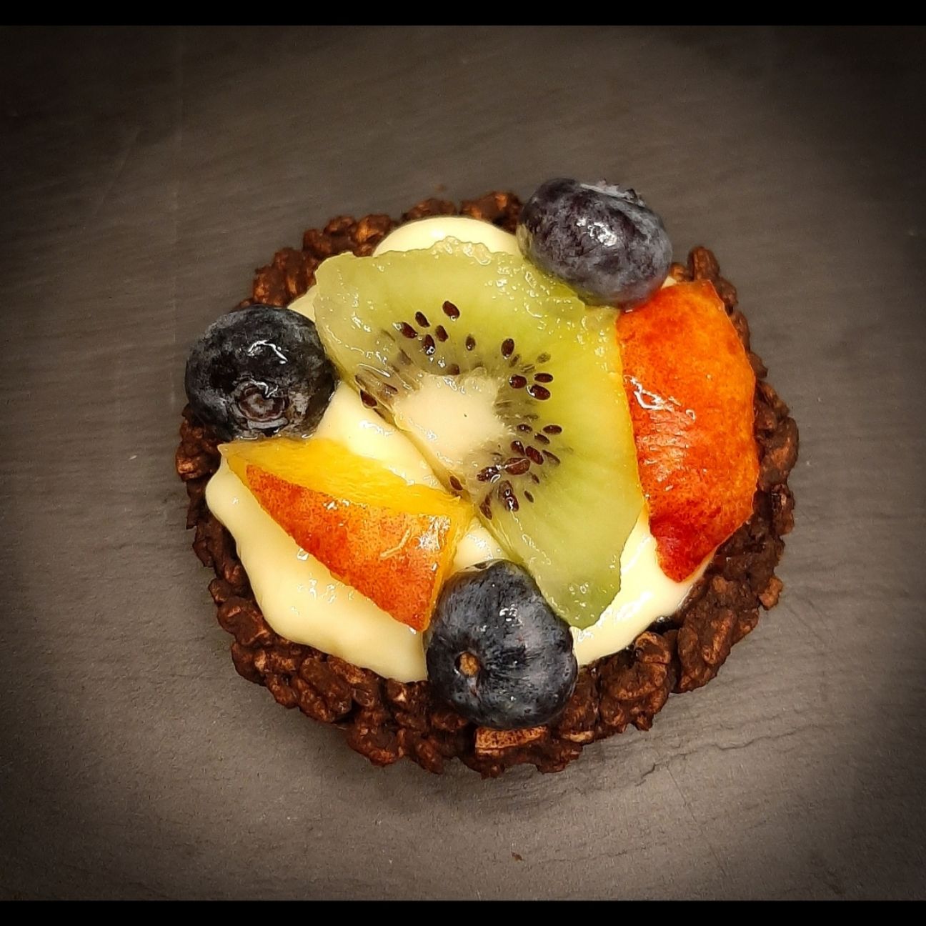 Tartellette Cacao, Vaniglia e Frutta