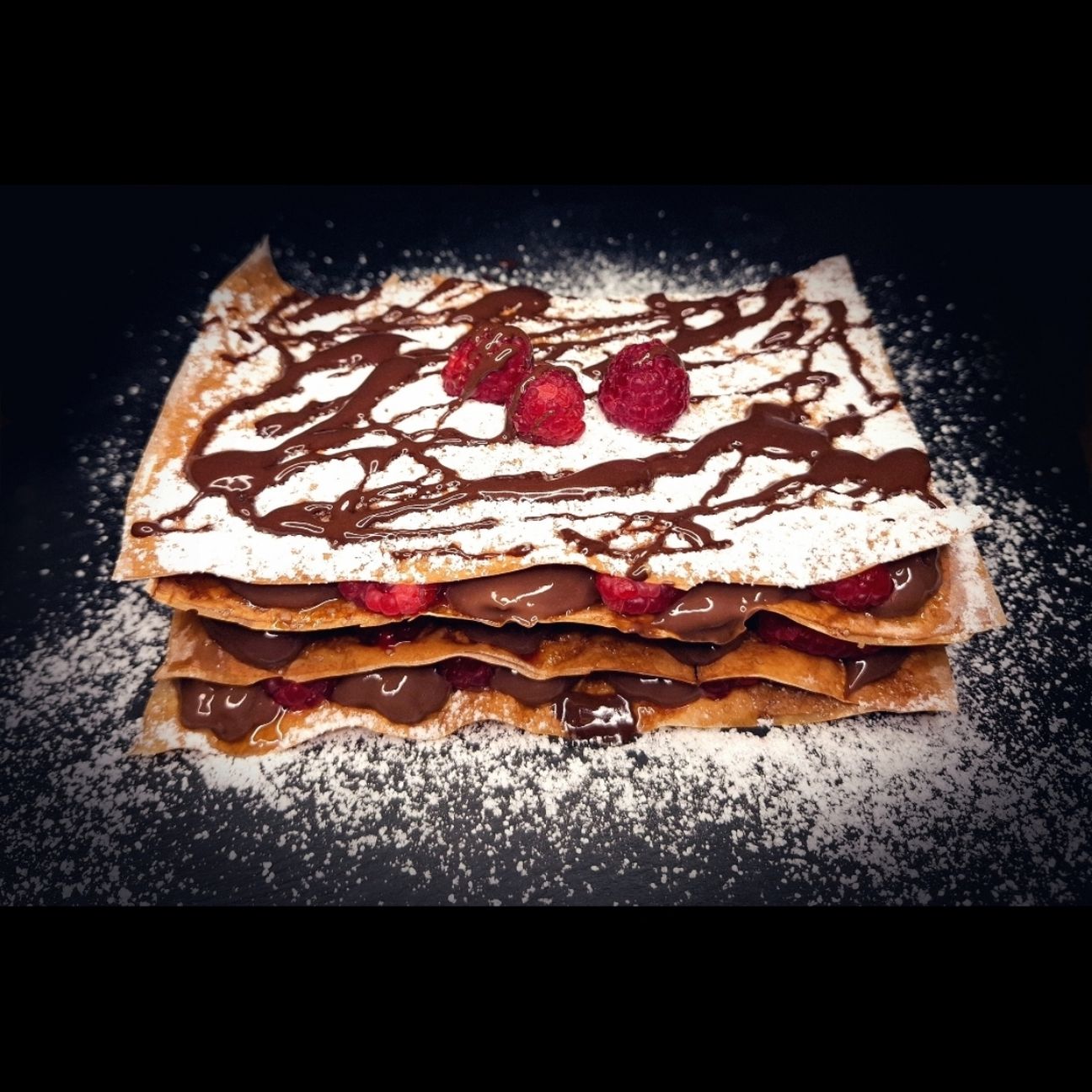Fillofoglie Cioccolato e Lamponi
