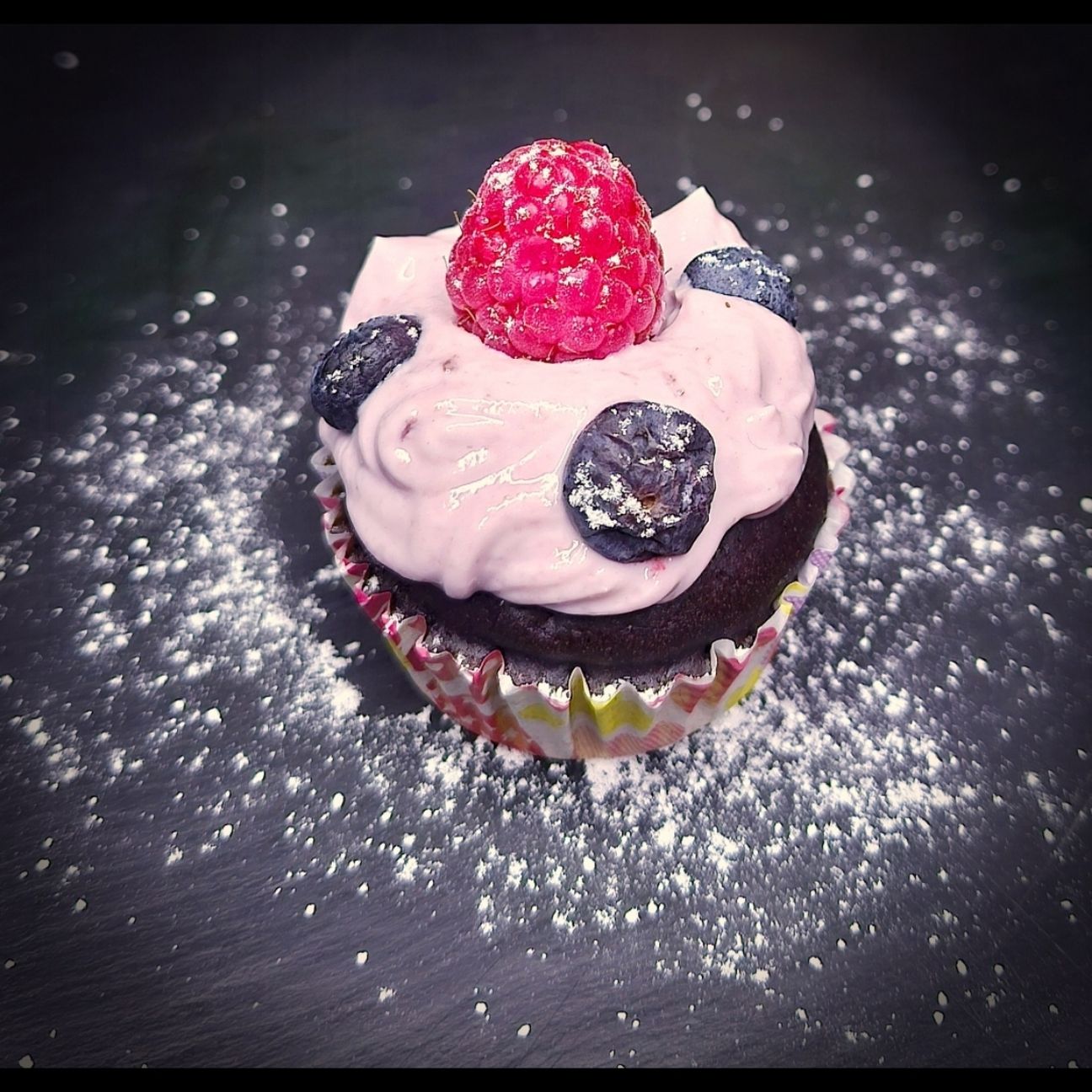 Cupcake Cacao e Frutti di Bosco