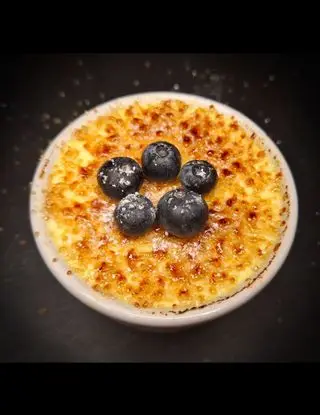 Ricetta Créme Brûlée Vaniglia e Mirtilli di Loca