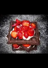 Ricetta Waffle al Cacao, Vaniglia e Fragole