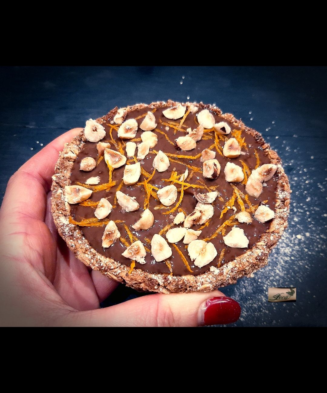 Crostatina Cacao, Nocciola e Arancia