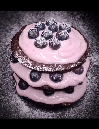 Ricetta Pancake Cacao e Mirtilli di Loca