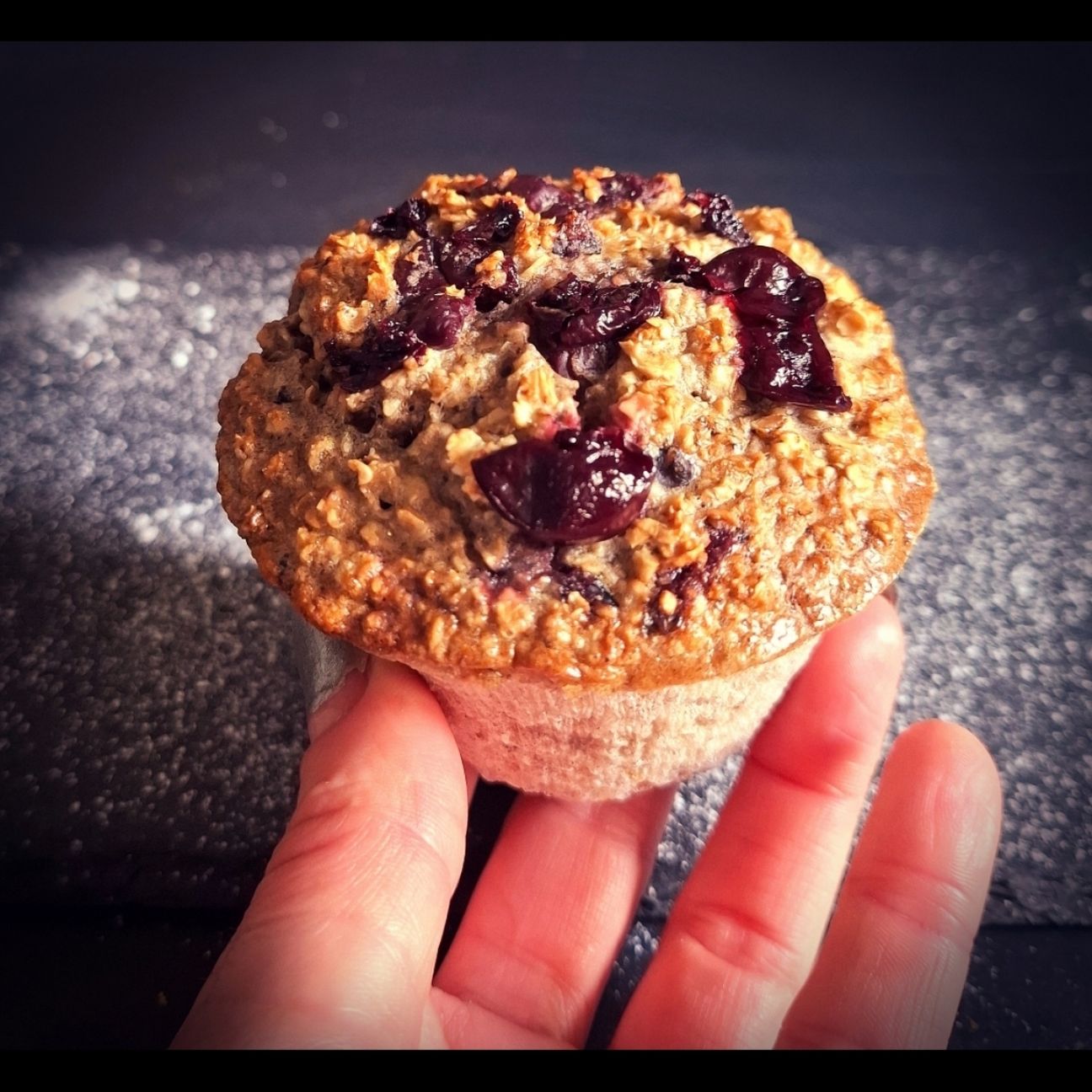Muffin Avena e Amarene
