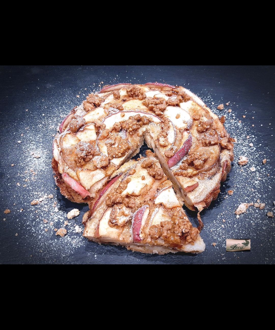 Apple Pie con Crumble Di Amaretti