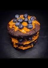 Ricetta Choco Pancake Arachidi e Mirtilli