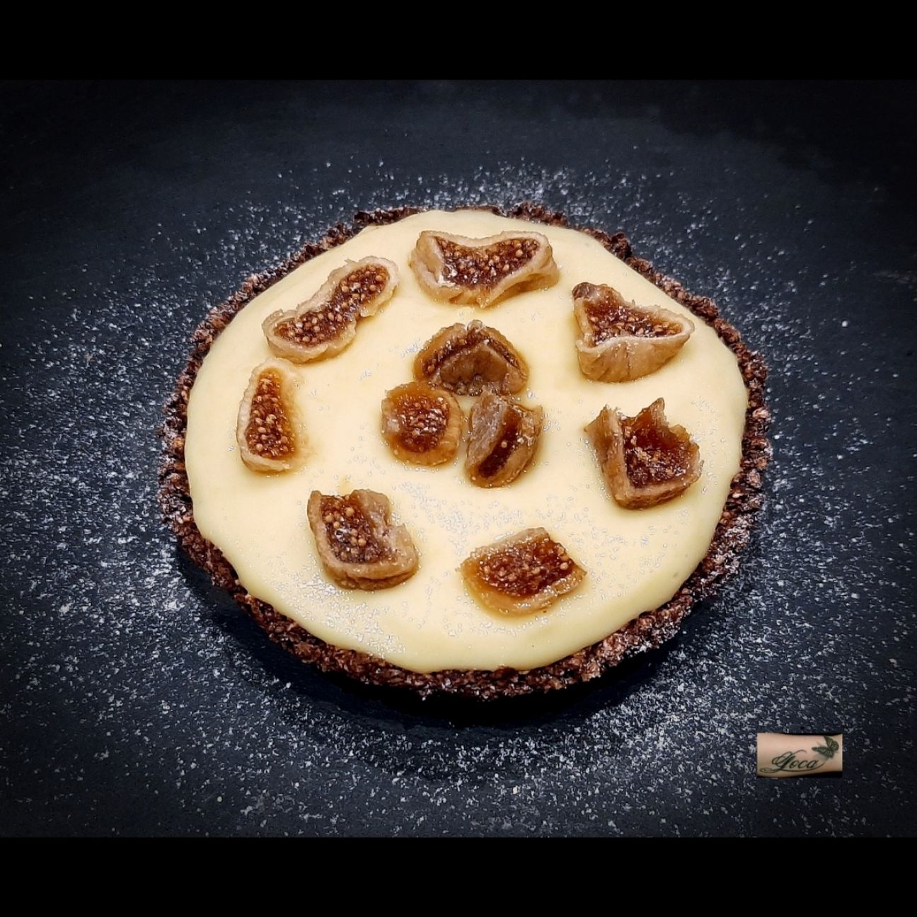 Crostatina Cacao, Vaniglia e Fichi