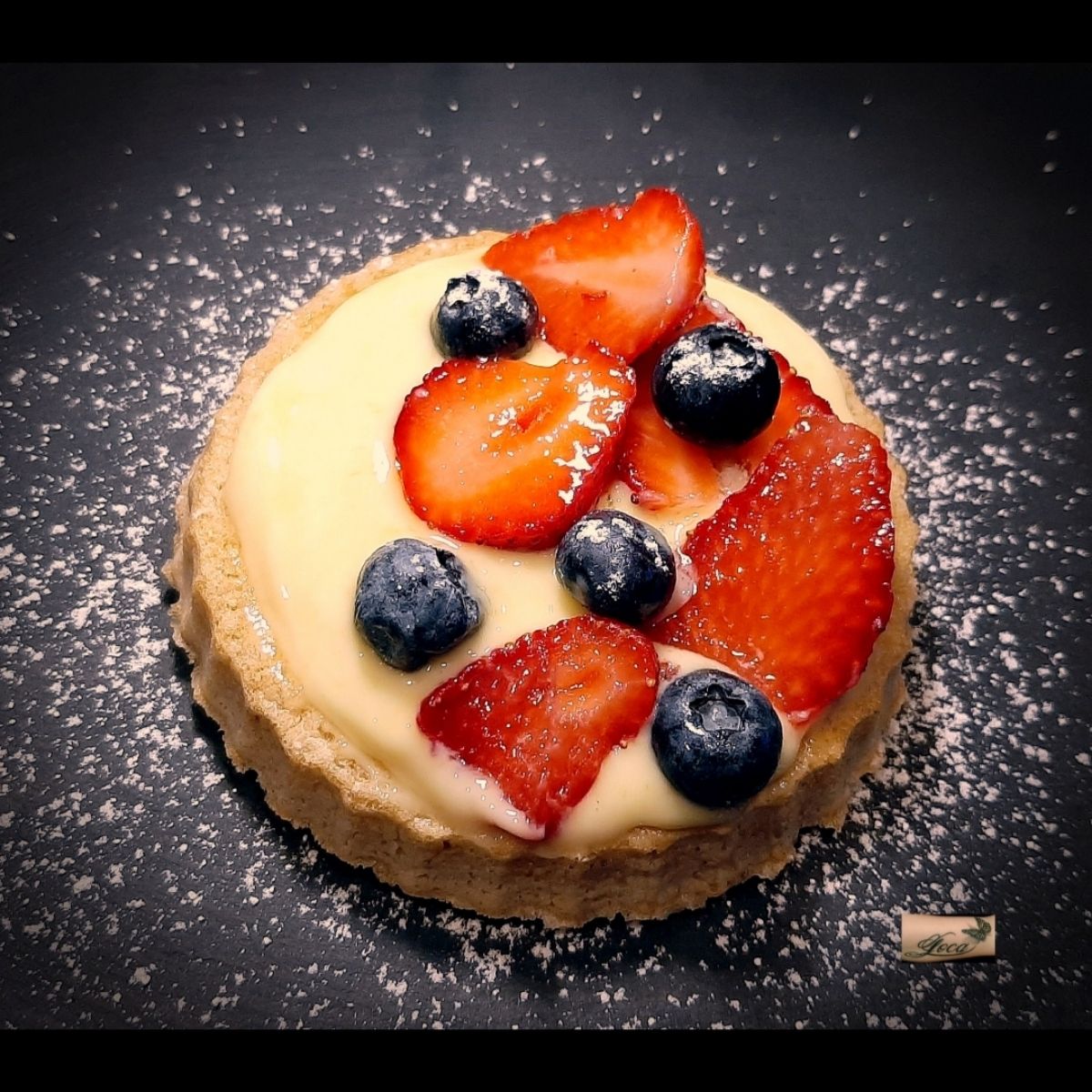 Crostatine Morbide alla Crema e Frutta