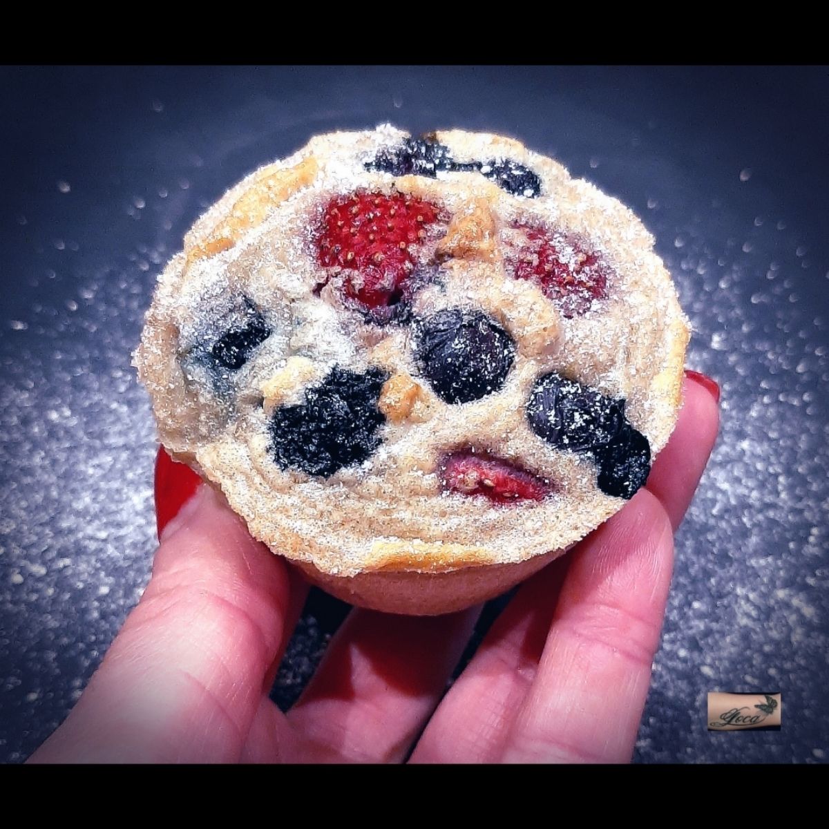 Muffin Fragole e Mirtilli