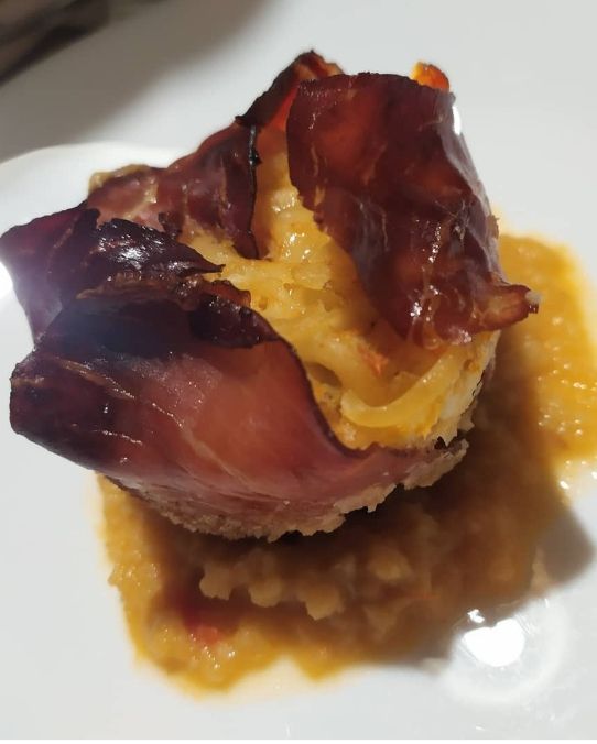 Tortino di Anelletti con zucchina siciliana