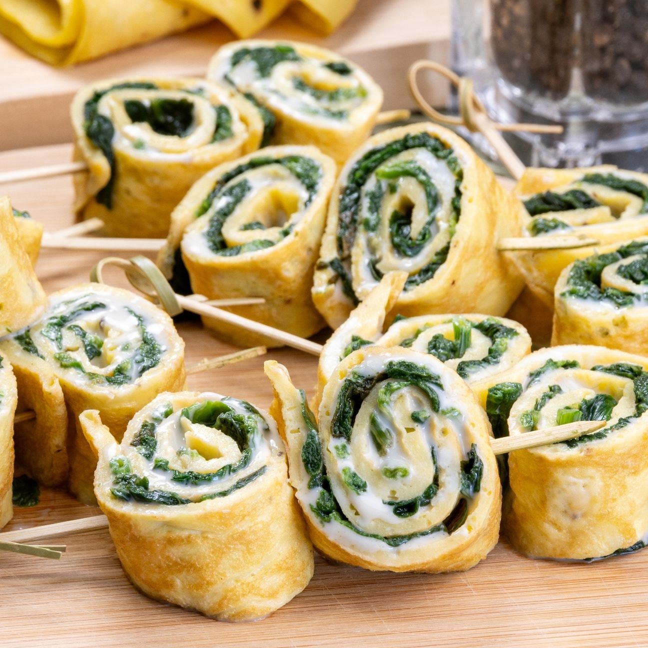Spiedini di frittata con Edelblu Cream Bergader