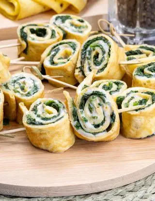 Ricetta Spiedini di frittata con Edelblu Cream Bergader di incucinafacendo