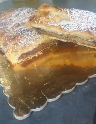 Ricetta Treccia di pasta sfoglia al cioccolato di nika.f1990