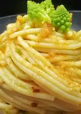 Ricetta Spaghettone con broccolo romanesco e bottarga