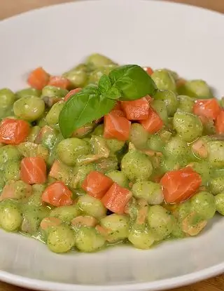 Ricetta Chicche di patate, con Salmone Norvegese e crema di zucchine di norvegian.seafood.council