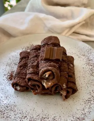 Ricetta KINDER CREPES ALL’ACQUA di unfilodolio