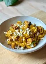 Ricetta Pasta cremosa zucca e feta ONEPOT