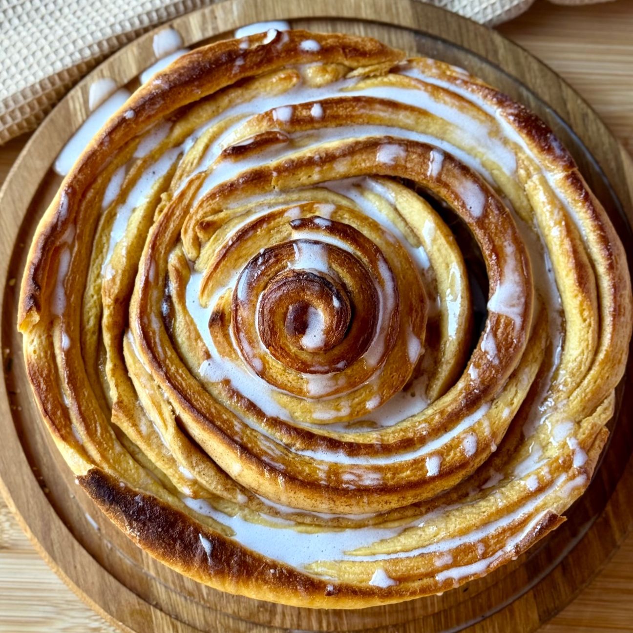 Cinnamon roll in padella
