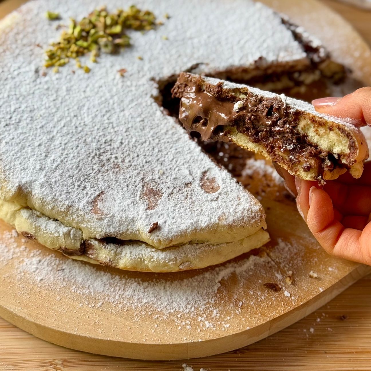 Torta alla Nutella in padella