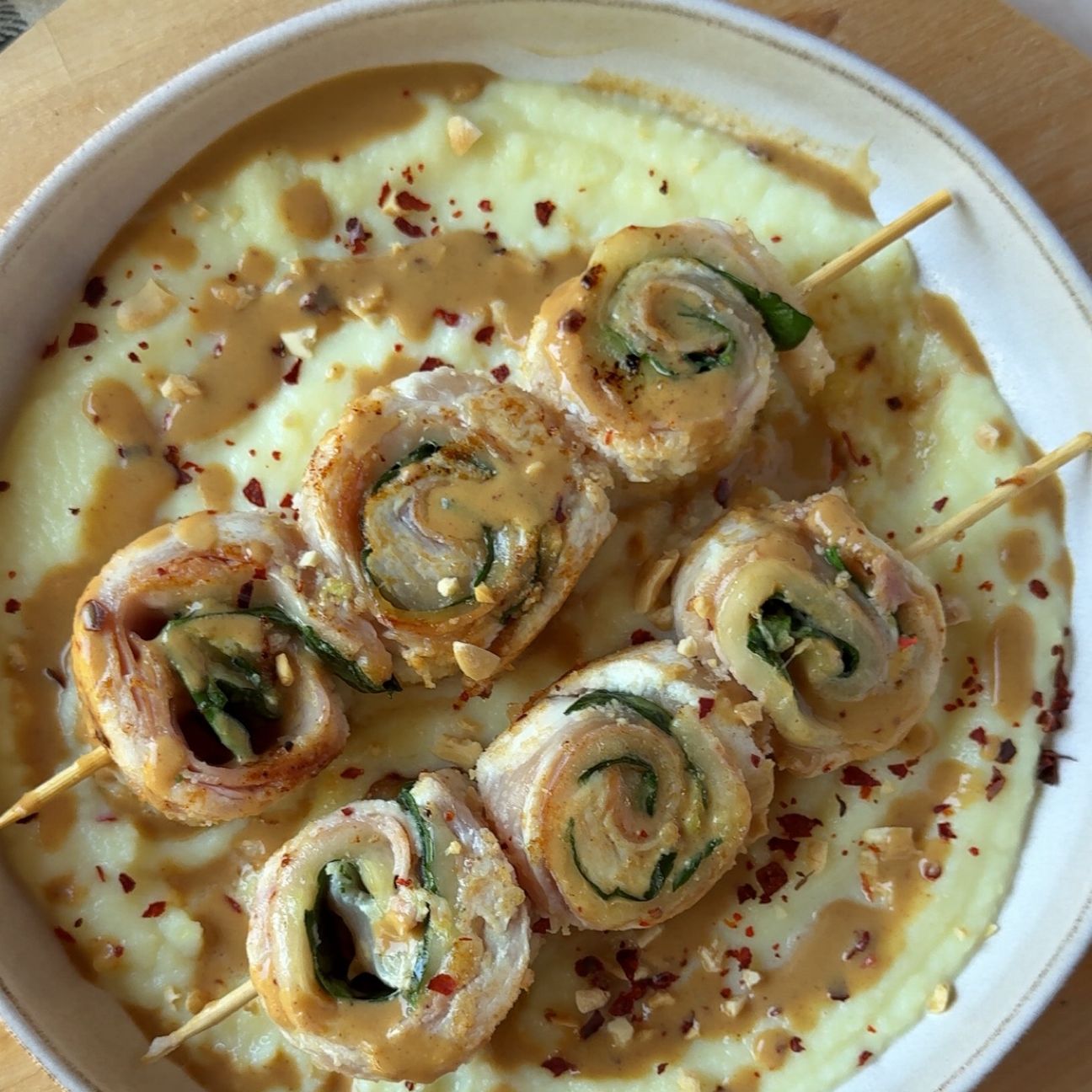 Involtini di petto di pollo
