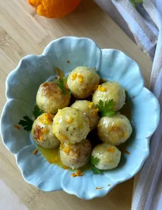 Ricetta Polpette di Pollo all arancia di unfilodolio