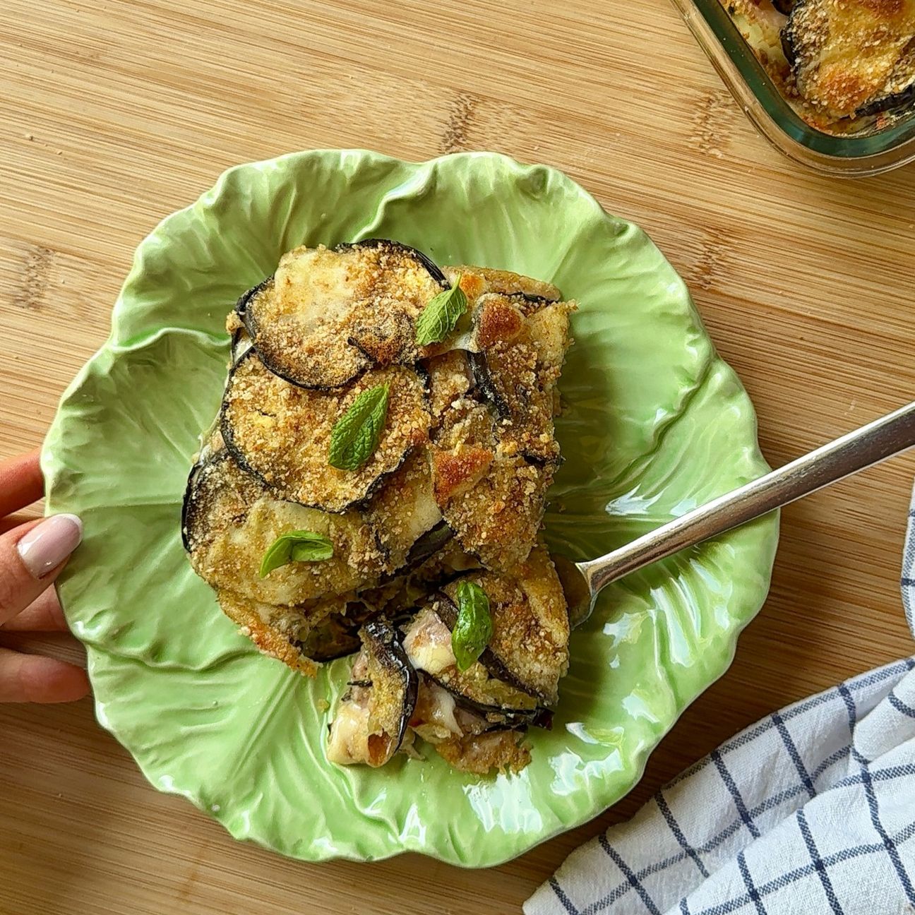 Parmigiana Bianca di Melanzane Grigliate