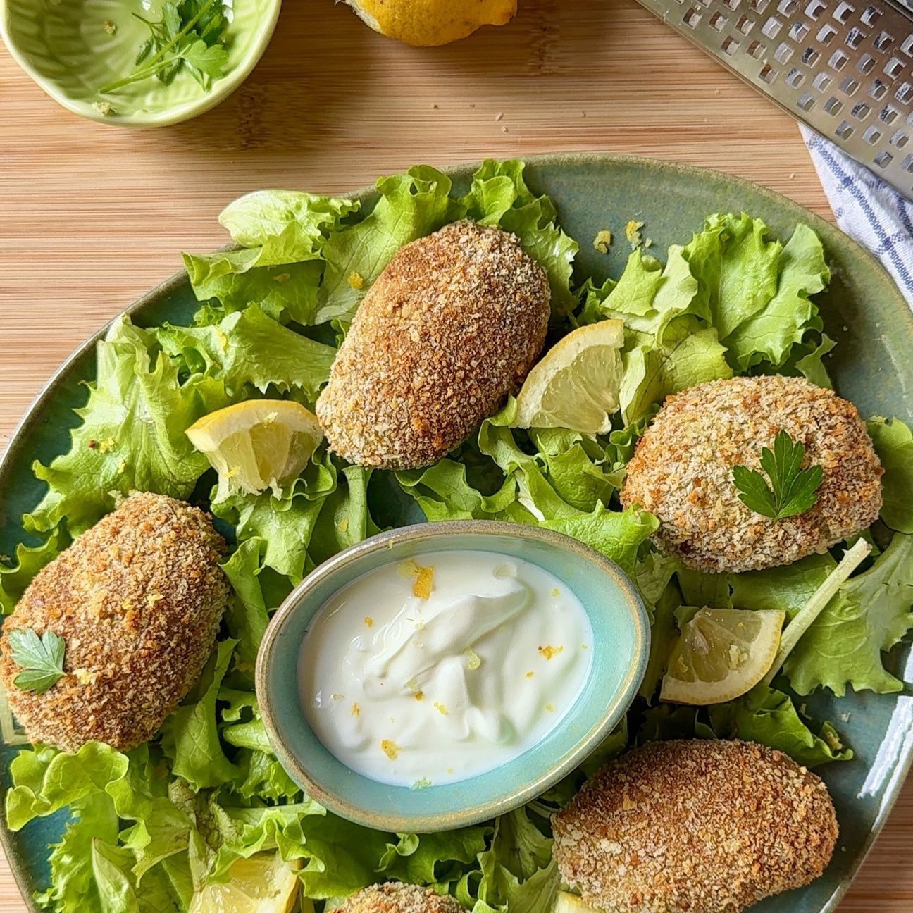 Crocchette di merluzzo e zucchine