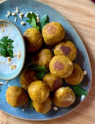 Ricetta Bocconcini d autunno ripieni di EdelBlu Cubes di Bergader di unfilodolio