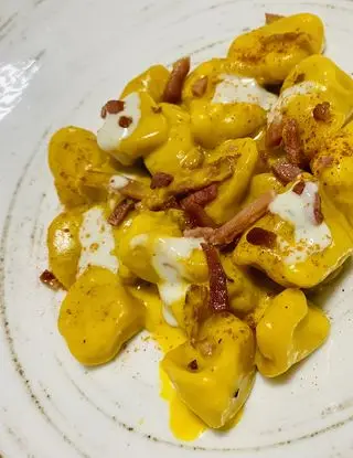 Ricetta GNOCCHI DI ZUCCA SALSA AL GORGONZOLA E SPECK di Stefano75