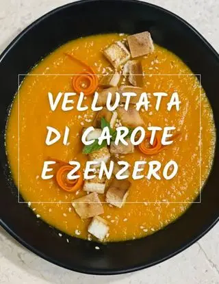 Ricetta Vellutata di carote e zenzero di Musicaperilpalato