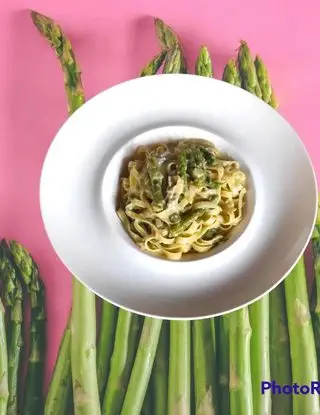 Ricetta Fettuccine di Campofilone con asparagi e gorgonzola di debbyfood38
