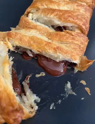 Ricetta Treccia di sfoglia al cioccolato di francesca180