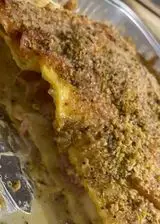 Ricetta Lasagna salmone e pistacchio