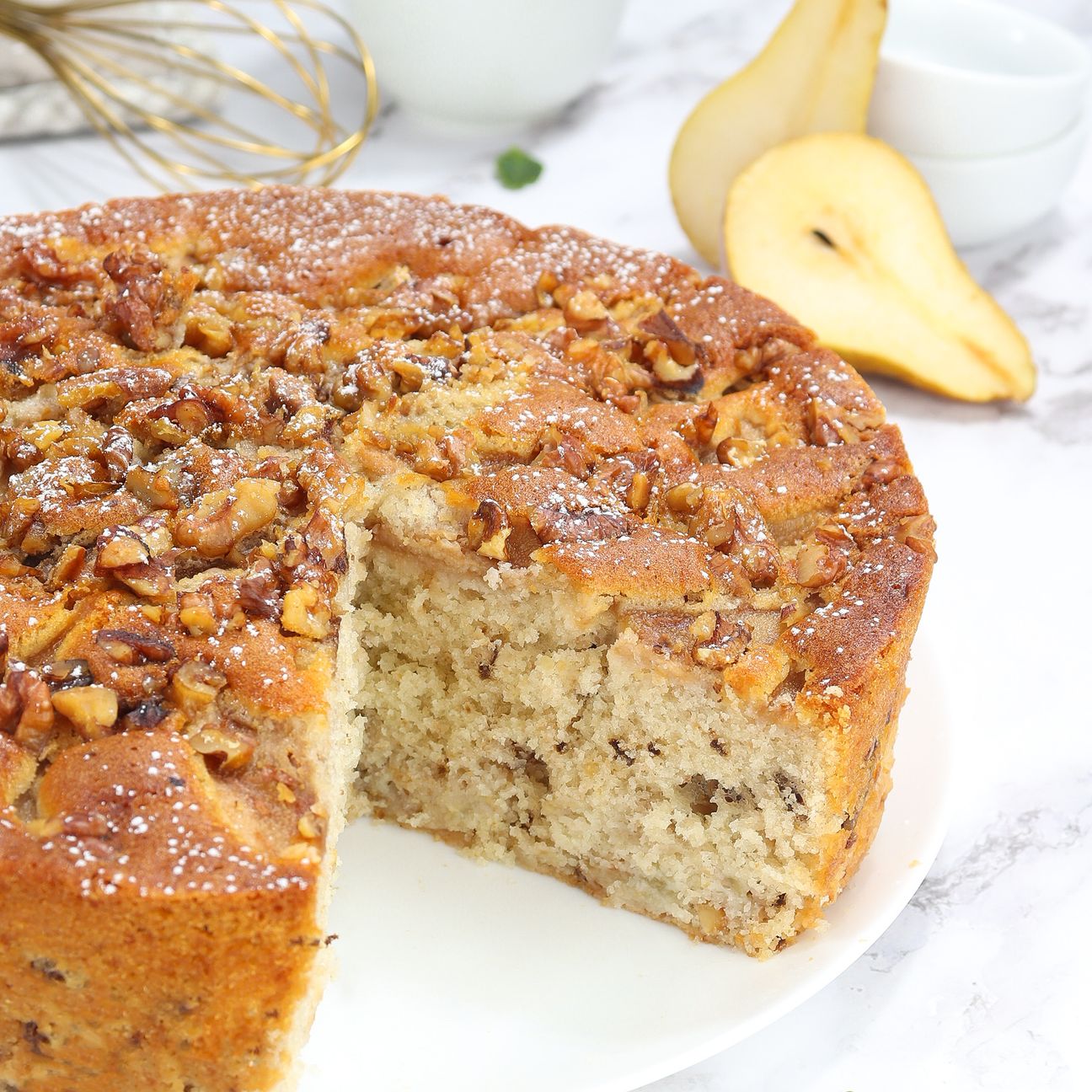 Torta di Pere e Noci