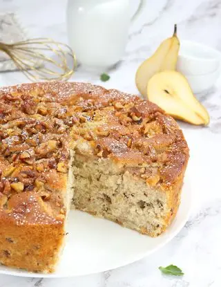 Ricetta Torta di Pere e Noci di Lericettedivane