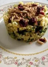 Ricetta Risotto con scarola e croccante di mandorle e pinoli