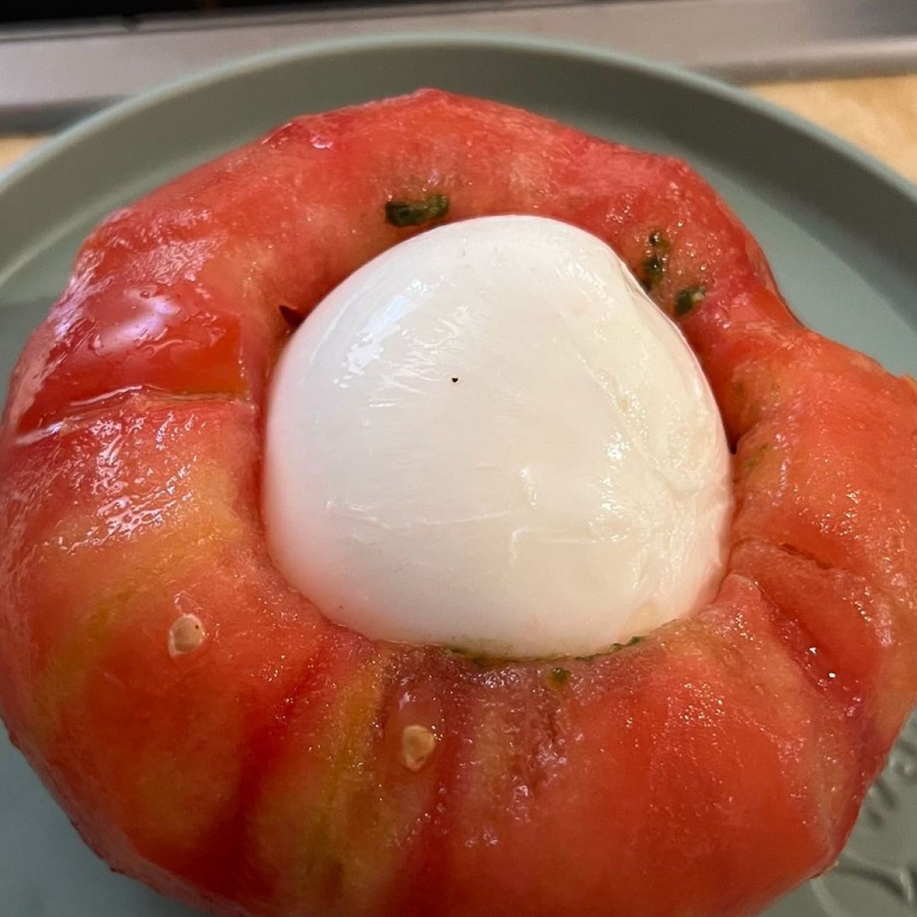 Pomodoro ripieno senza cottura