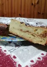 Ricetta Torta alla ricotta, mele e amaretti