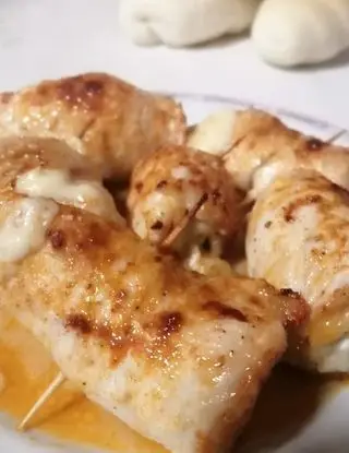 Ricetta Involtini di tacchino con ripieno di zucchine e tilsit di lastanzadeisapori