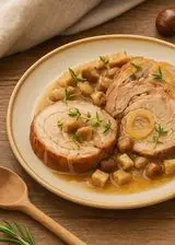 Ricetta Arrosto di maiale con castagne