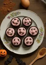 Ricetta Cupcakes al cacao con crema al formaggio, mirtillo e matcha