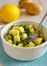 Ricetta Insalata di patate e piselli al limone
