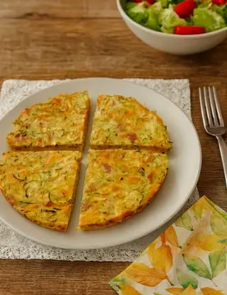 Ricetta Frittata al forno con zucchine, carote, cipolla e prosciutto cotto di lastanzadeisapori