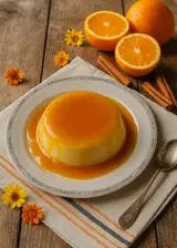 Ricetta Budino alla vaniglia light con salsa di arancia e cannella