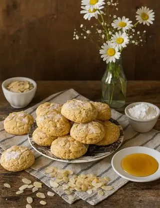 Ricetta Biscotti morbidi alle mandorle con albumi e miele di lastanzadeisapori