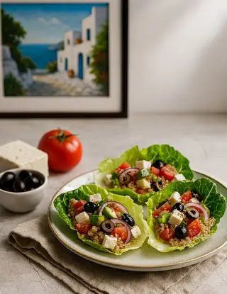 Immagine ricetta Greek salad con quinoa
