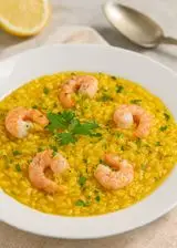 Ricetta Risotto ai gamberetti e zafferano