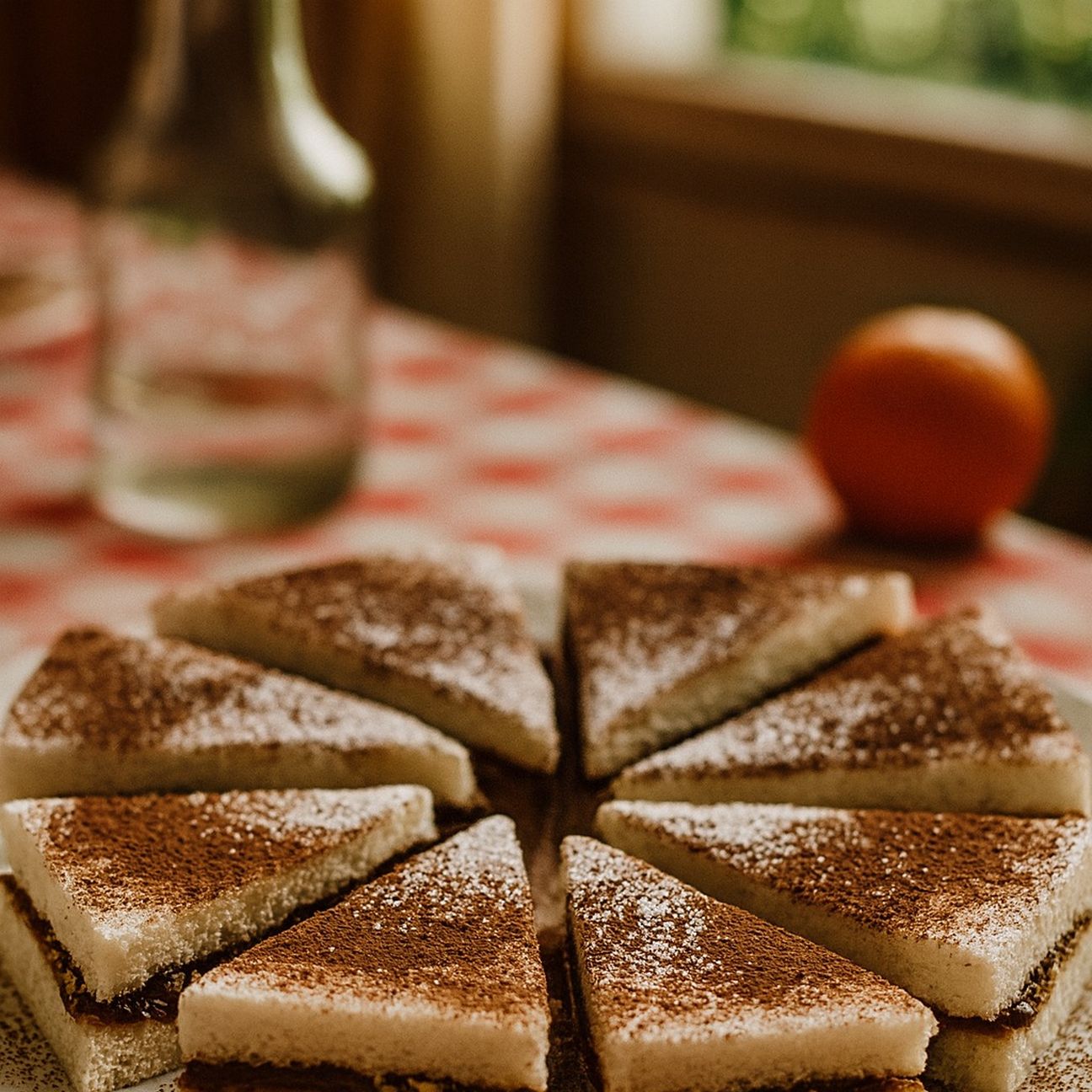 Triangoli golosi alla crema di nocciole.