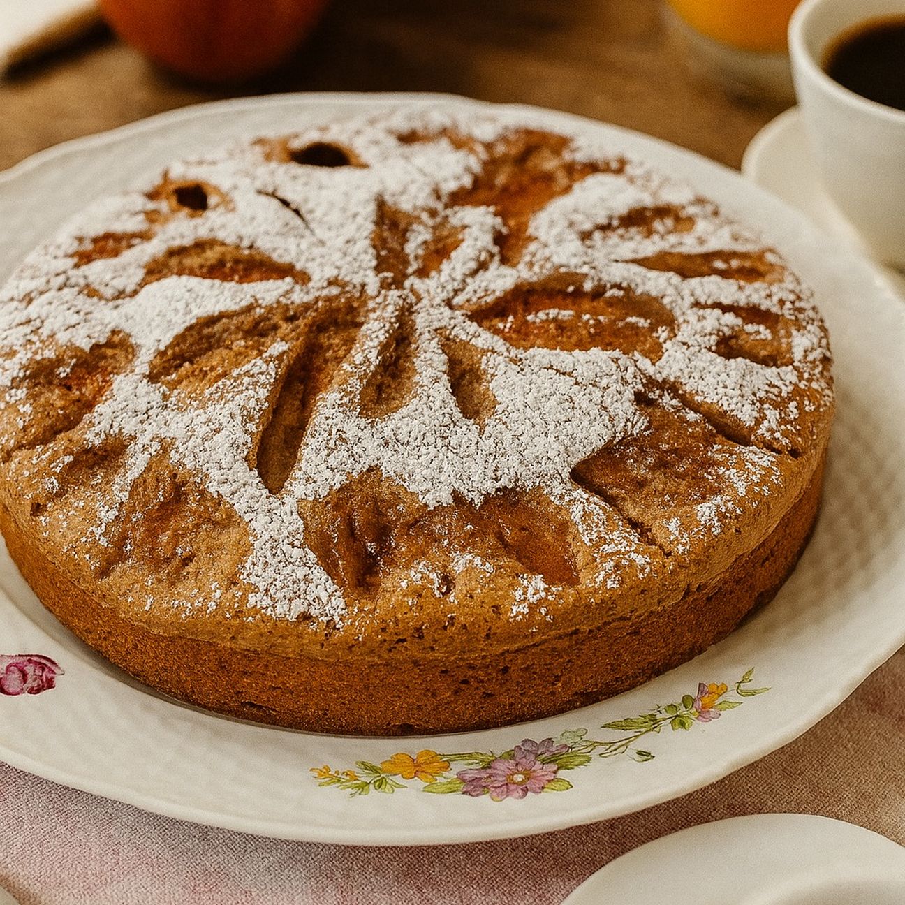 Torta di mele e cannella.