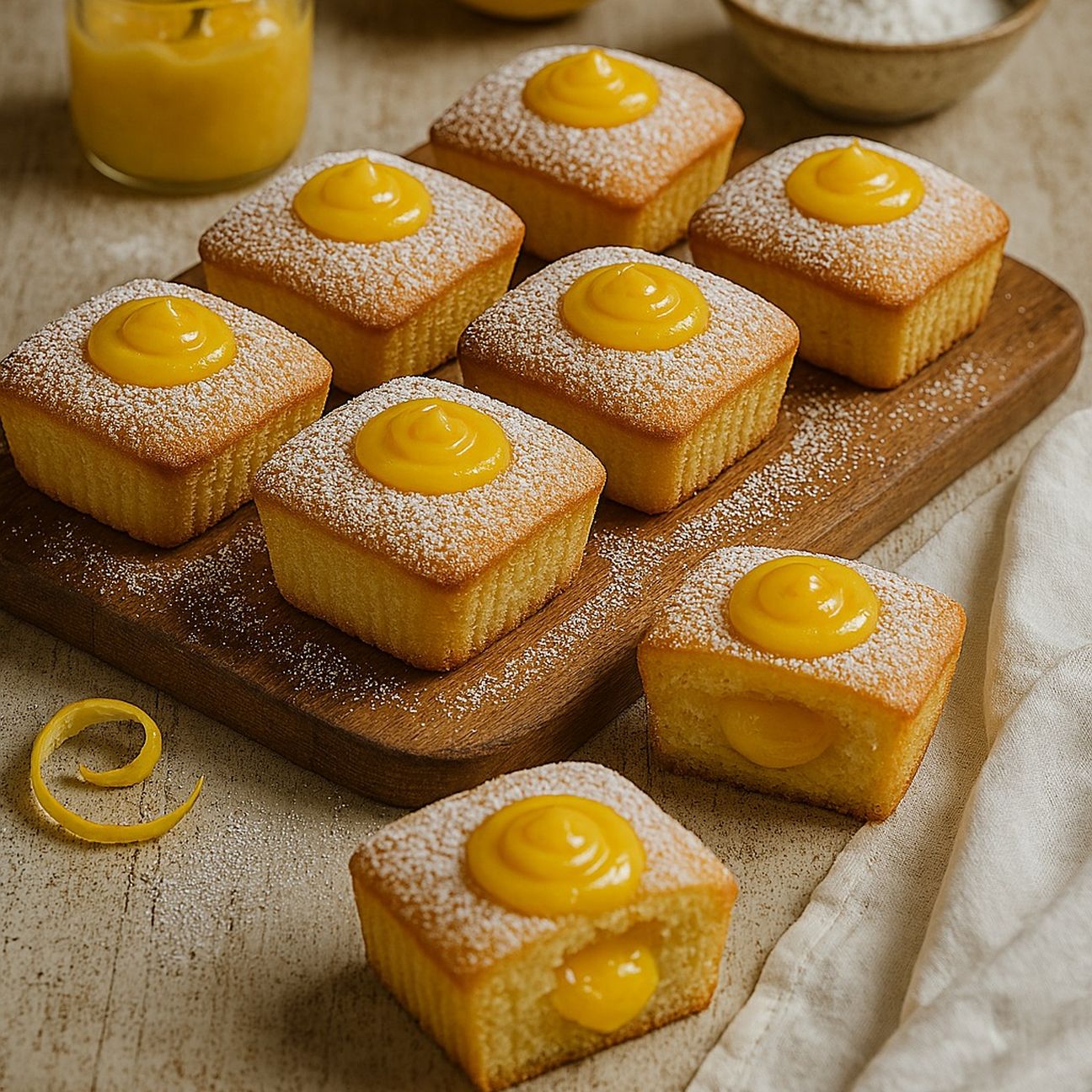 Mini tortine al lemon curd